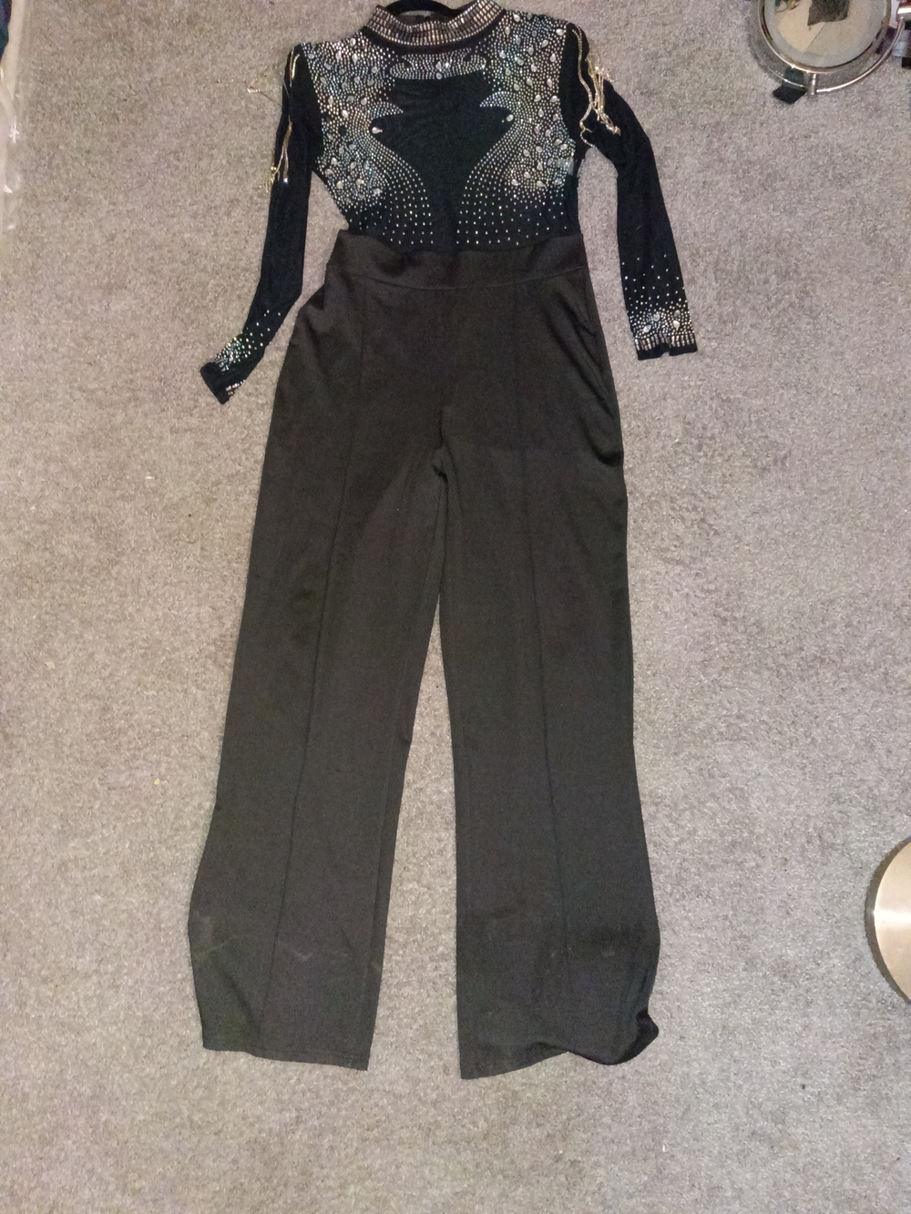 Black High-Waist Wide-Leg Pants - Women